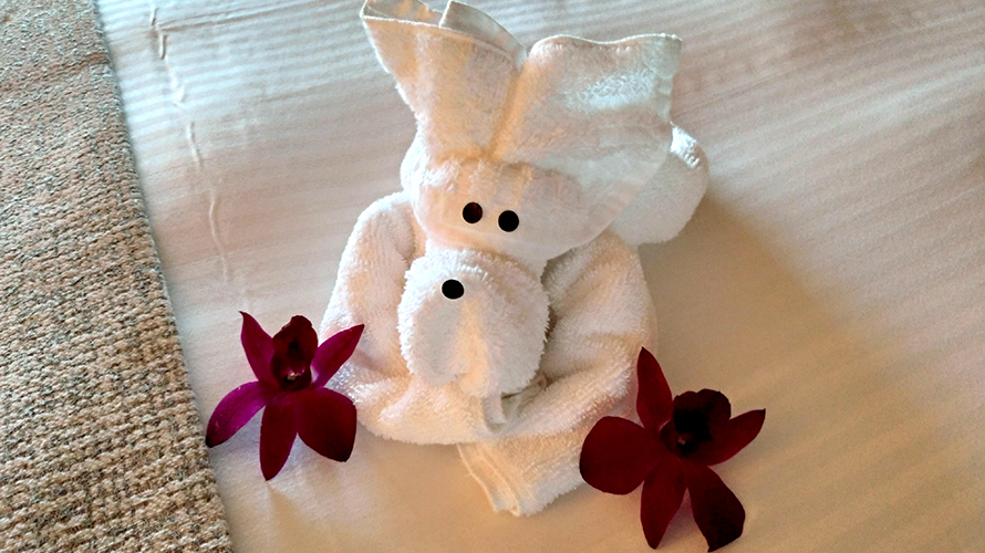 シンガポール マリーナベイサンズ プレミアルーム おもてなし？