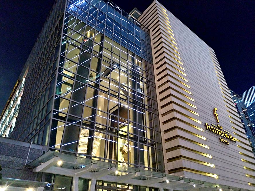 シンガポール フラートンベイホテル 外観 