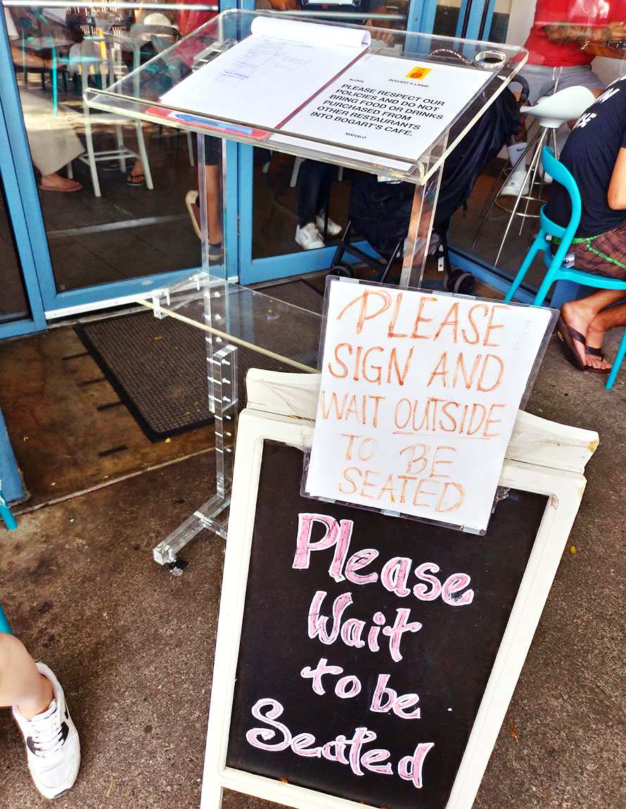 ハワイ ホノルル BOGART'S CAFE(ボガーツカフェ) 入口