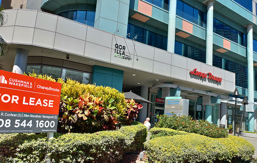 ハワイ ホノルル ワイキキ Gorilla in the Cafe(ゴリラインザカフェ) 外観