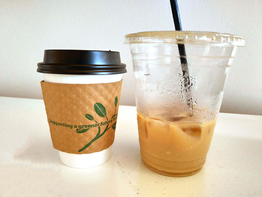 ハワイ ホノルル ワイキキ Gorilla in the Cafe(ゴリラインザカフェ) コーヒーとカフェオレ