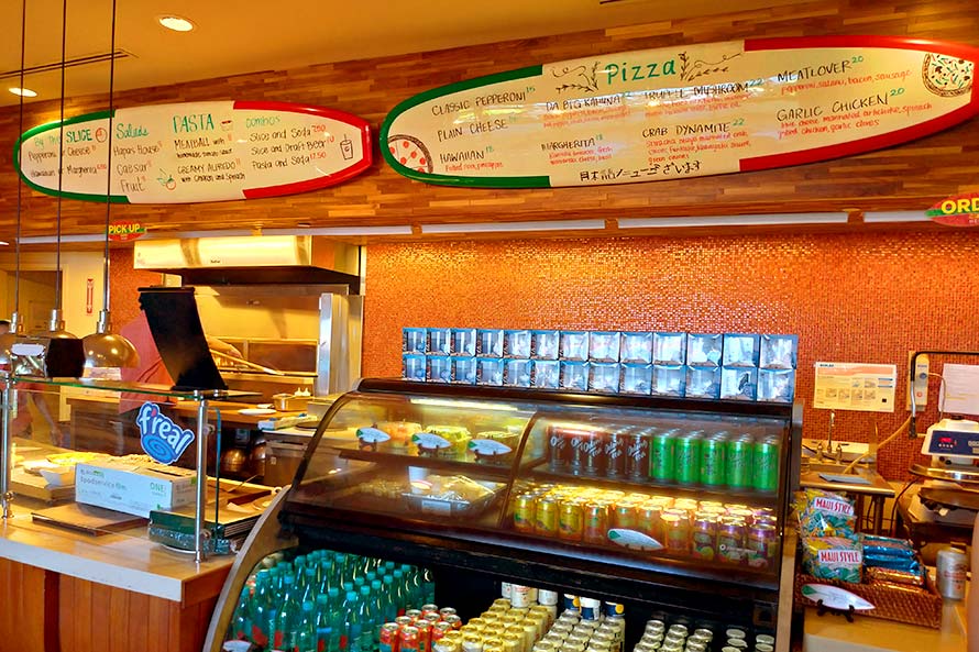 ハワイ ホノルル シェラトンワイキキ HAPAS PIZZA ハパスピザ レジカウンター付近