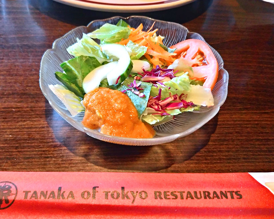 ハワイ オアフ島 ワイキキ 田中オブ東京 イースト サラダ